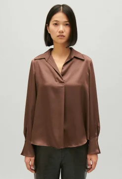 Claudie Pierlot Satin-Effect Floaty Blouse*Women Tops And Shirts