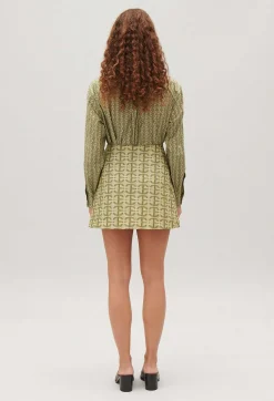 Claudie Pierlot Short A-Line Skirt With Monogram*Women Skirts And Shorts