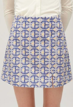 Claudie Pierlot Short A-Line Skirt With Monogram*Women Skirts And Shorts