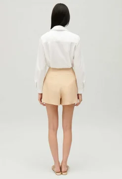 Claudie Pierlot Short Beige Wrap Skirt*Women Skirts And Shorts