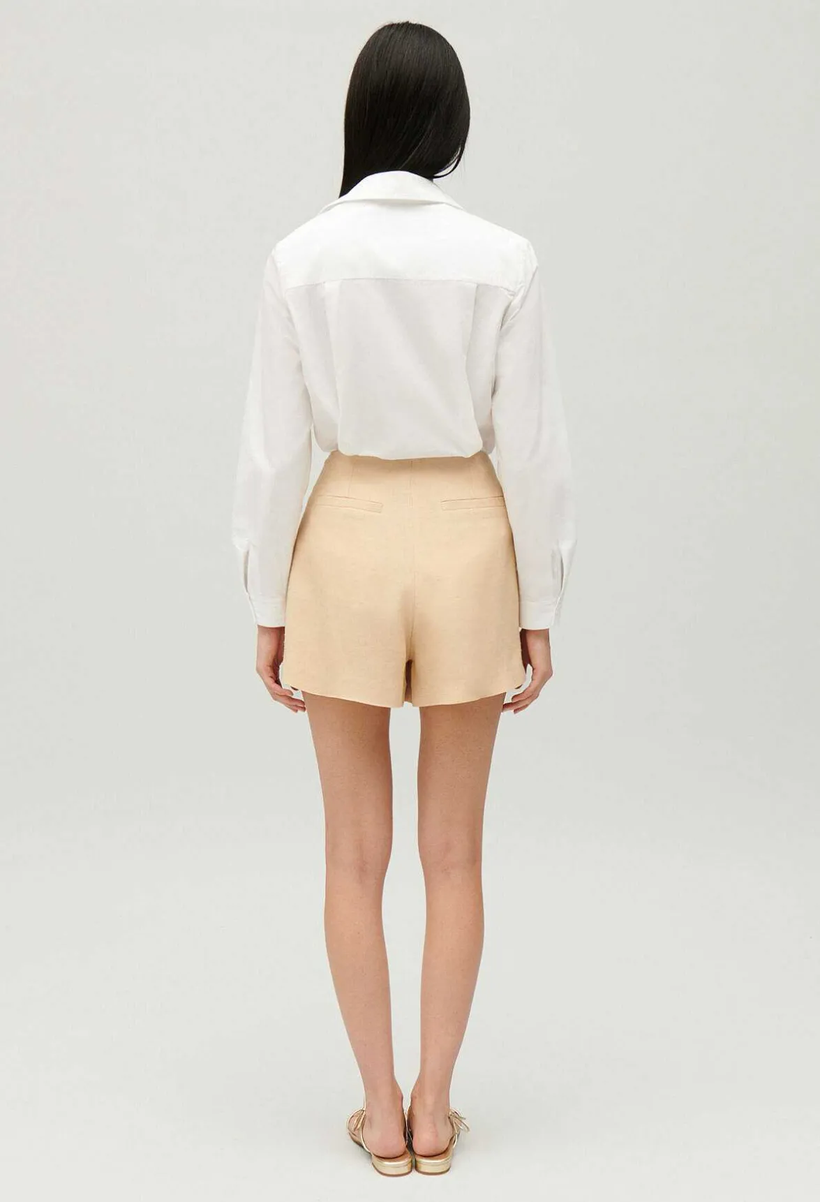 Claudie Pierlot Short Beige Wrap Skirt*Women Skirts And Shorts