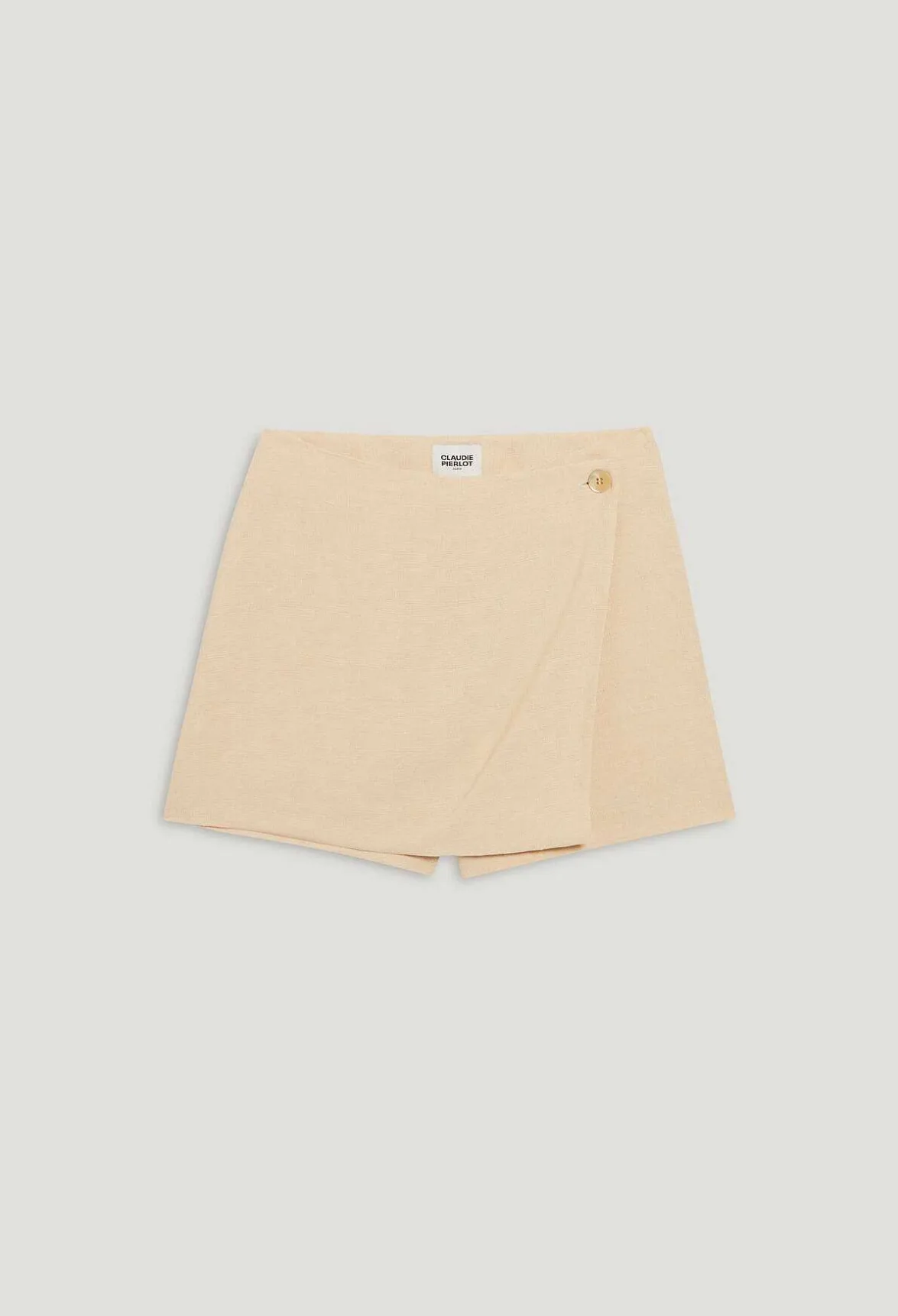 Claudie Pierlot Short Beige Wrap Skirt*Women Skirts And Shorts