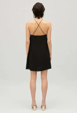 Claudie Pierlot Short Black Pleated Dress*Women Dresses