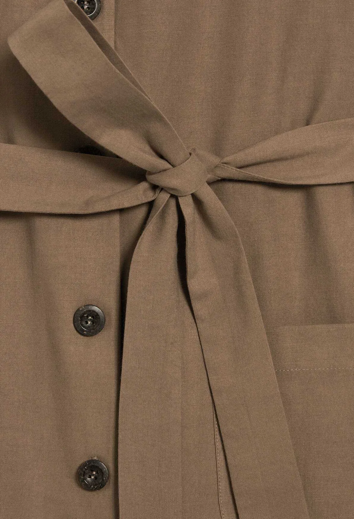 Claudie Pierlot Short Brown Button-Up Dress*Women Dresses