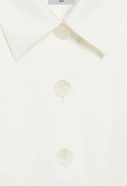 Claudie Pierlot Short Ecru Satin Dress*Women Dresses