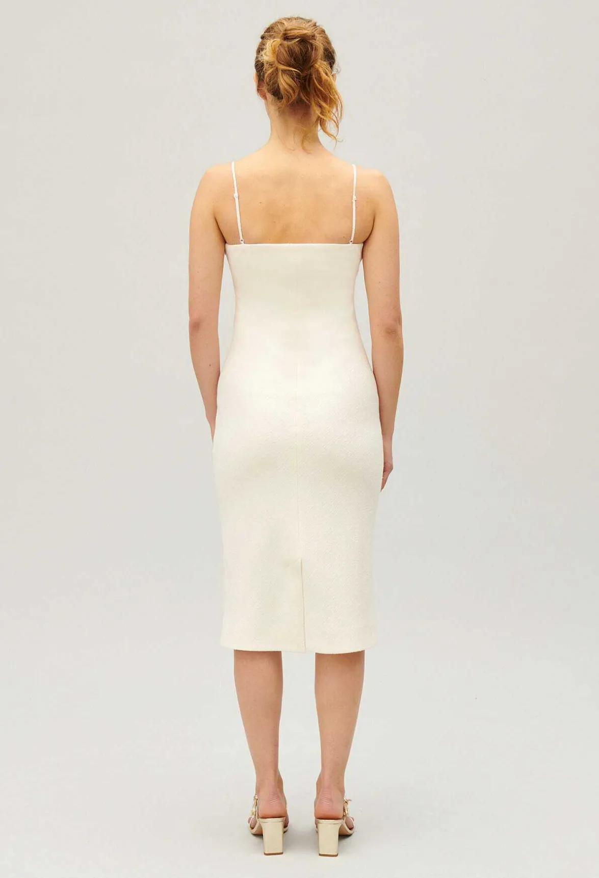 Claudie Pierlot Short Ecru Tube Dress*Women Dresses
