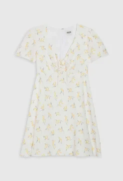 Claudie Pierlot Short Flared Dress With Mimosa Pattern*Women Dresses