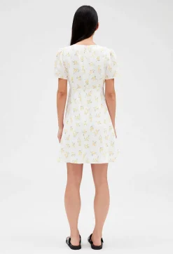 Claudie Pierlot Short Flared Dress With Mimosa Pattern*Women Dresses
