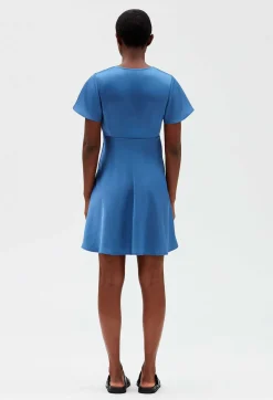 Claudie Pierlot Short Flowing Blue Dress*Women Dresses