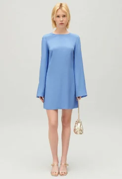 Claudie Pierlot Short Lavender Dress With Open Back*Women Dresses