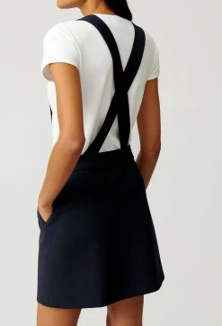 Claudie Pierlot Short Navy Dress With Straps*Women Dresses