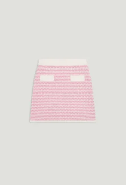 Claudie Pierlot Short, Two-Tone Knit Skirt*Women Skirts And Shorts
