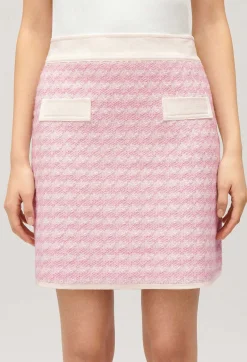 Claudie Pierlot Short, Two-Tone Knit Skirt*Women Skirts And Shorts