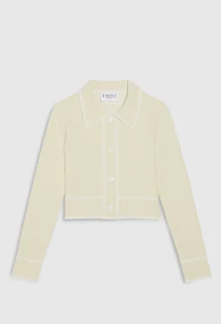 Claudie Pierlot Short Waistcoat With Collar*Women Sweaters And Cardigans