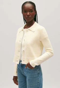 Claudie Pierlot Short Waistcoat With Collar*Women Sweaters And Cardigans