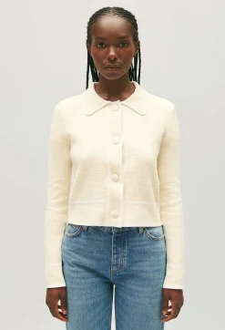 Claudie Pierlot Short Waistcoat With Collar*Women Sweaters And Cardigans
