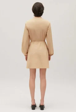Claudie Pierlot Short Wrap Dress With Mandarin Collar*Women Dresses