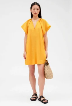 Claudie Pierlot Short Yellow Dress*Women Dresses