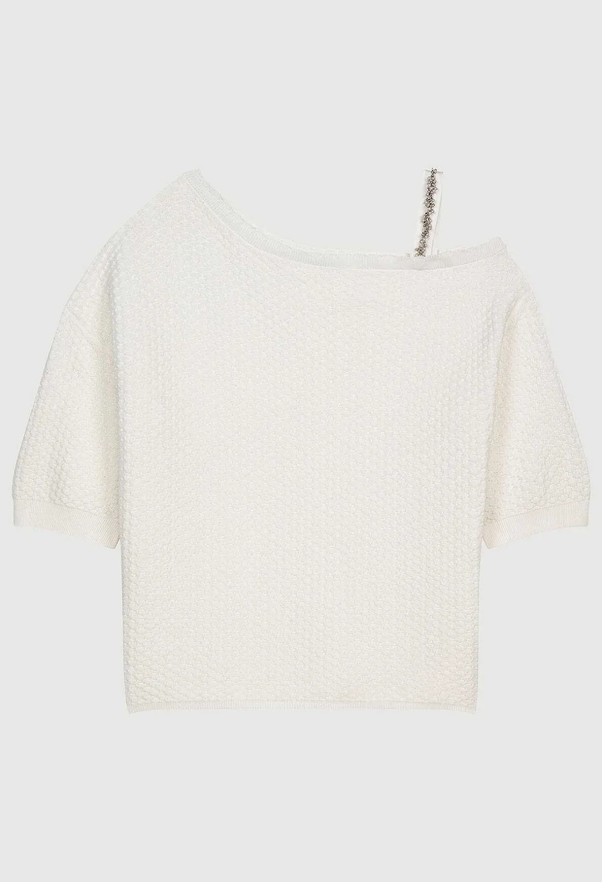Claudie Pierlot Short-Sleeved Ruffled Jumper*Women Sweaters And Cardigans