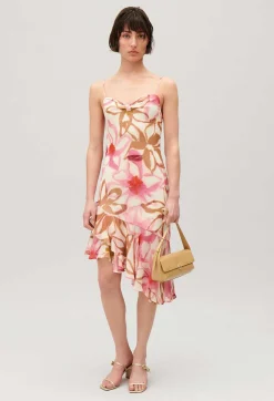 Claudie Pierlot Silk Printed Midi Dress*Women Dresses