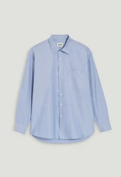 Claudie Pierlot Sky Blue Cotton Shirt*Women Tops And Shirts