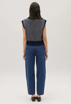 Claudie Pierlot Sleeveless Stripy Knit Jumper*Women Sweaters And Cardigans