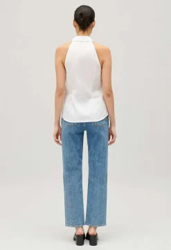 Claudie Pierlot Sleeveless White Shirt*Women Tops And Shirts