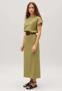Claudie Pierlot Striped Midi Dress*Women Dresses