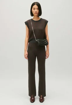 Claudie Pierlot Stripy Knit Trousers*Women Jeans And Trousers