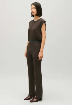 Claudie Pierlot Stripy Knit Trousers*Women Jeans And Trousers