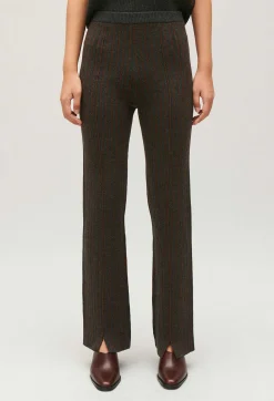 Claudie Pierlot Stripy Knit Trousers*Women Jeans And Trousers