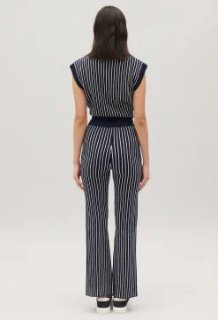 Claudie Pierlot Stripy Knit Trousers*Women Jeans And Trousers