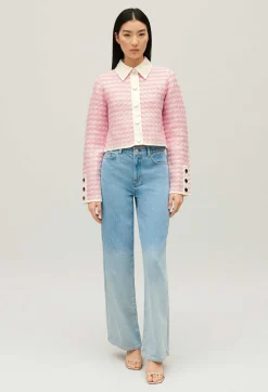 Claudie Pierlot Two-Tone Knit Cardigan*Women Sweaters And Cardigans