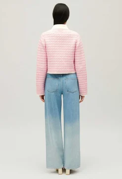 Claudie Pierlot Two-Tone Knit Cardigan*Women Sweaters And Cardigans
