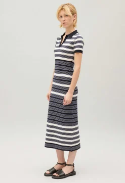 Claudie Pierlot Two-Tone Knitted Maxi Dress*Women Dresses