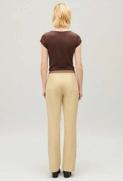 Claudie Pierlot Two-Tone Lace-Up Trousers*Women Jeans And Trousers