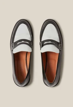 Claudie Pierlot Two-Tone Leather Loafers*Women Loafers