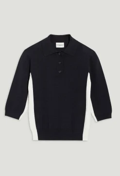 Claudie Pierlot Two-Tone Polo Jumper*Women Sweaters And Cardigans