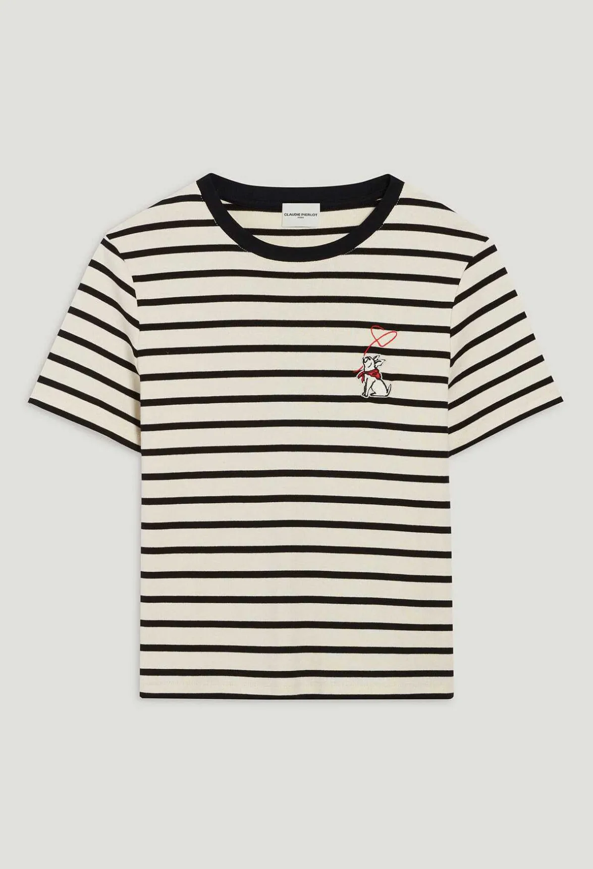 Claudie Pierlot Two-Tone Stripy Breton T-Shirt*Women T-Shirts
