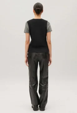 Claudie Pierlot Two-Tone T-Shirt*Women T-Shirts