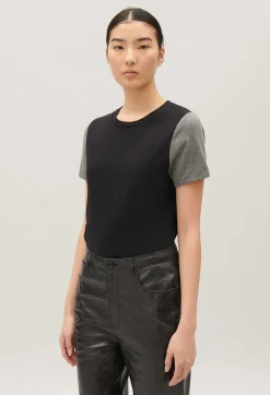 Claudie Pierlot Two-Tone T-Shirt*Women T-Shirts