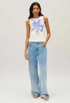 Claudie Pierlot Vest Flower Print*Women T-Shirts