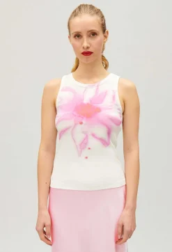 Claudie Pierlot Vest Flower Print*Women T-Shirts