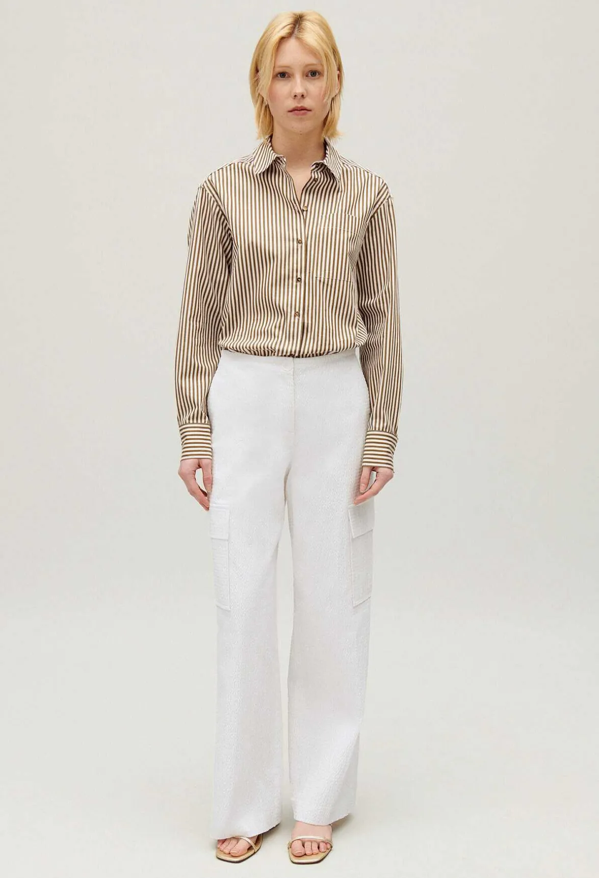 Claudie Pierlot White Cargo Trousers*Women Jeans And Trousers