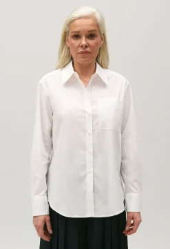 Claudie Pierlot White Cotton Shirt*Women Tops And Shirts