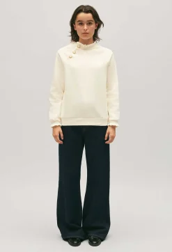 Claudie Pierlot White Jumper*Women Sweaters And Cardigans