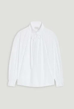 Claudie Pierlot White Poplin Shirt*Women Tops And Shirts