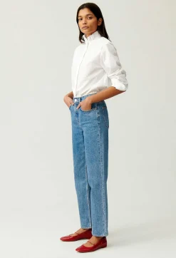 Claudie Pierlot White Shirt With Ruffled Collar*Women Tops And Shirts