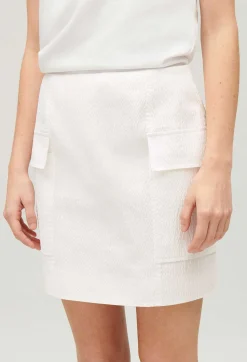 Claudie Pierlot White Short Skirt*Women Skirts And Shorts