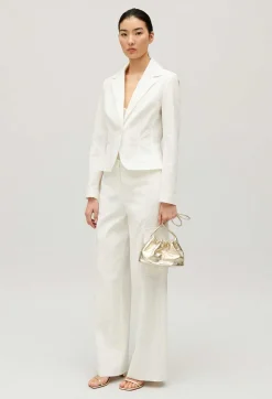 Claudie Pierlot White Slim-Fit Suit Jacket*Women Blazers